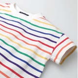カラフルボーダー半袖Tシャツ 80cm～140cm M32807 | こどもの森e-shop | 詳細画像5 
