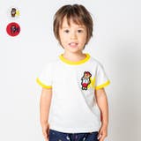 くまワッペン半袖Tシャツ 80cm～140cm M32810 | こどもの森e-shop | 詳細画像1 
