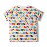 日本製ロゴプリント総柄半袖Tシャツ 80cm～140cm M32811 | こどもの森e-shop | 詳細画像4 