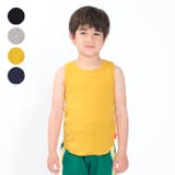 日本製 リップルフライス無地タンクトップ 90cm~140cm M32900 | こどもの森e-shop | 詳細画像1