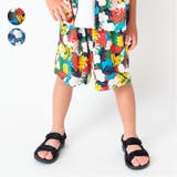 ボタニカル柄レーヨン5分丈ハーフパンツ 90cm～140cm M33112 | こどもの森e-shop | 詳細画像1 