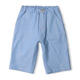 ストレッチダンガリー6分丈ハーフパンツ 90cm~140cm M33116 | こどもの森e-shop | 詳細画像3