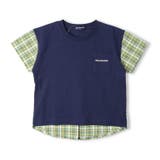 サッカーチェック無地切替半袖Ｔシャツ | こどもの森e-shop | 詳細画像3 