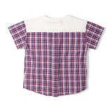 サッカーチェック無地切替半袖Ｔシャツ | こどもの森e-shop | 詳細画像4 