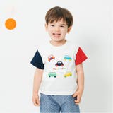 子供服 moujonjon 車アップリケプリント半袖Ｔシャツ | こどもの森e-shop | 詳細画像1 