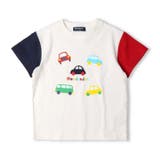 子供服 moujonjon 車アップリケプリント半袖Ｔシャツ | こどもの森e-shop | 詳細画像2 