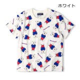 くま・星・恐竜・車総柄半袖Ｔシャツ | こどもの森e-shop | 詳細画像2 