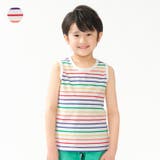子供服 moujonjon カラフルボーダータンクトップ | こどもの森e-shop | 詳細画像1