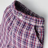 マドラスチェック柄サッカー6分丈ハーフパンツ・半ズボン | こどもの森e-shop | 詳細画像5