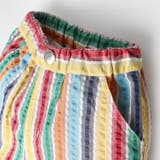 レインボーサッカーストライプ柄ハーフパンツ | こどもの森e-shop | 詳細画像4