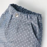 水玉柄ダンガリー5分丈ハーフパンツ | こどもの森e-shop | 詳細画像4