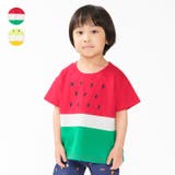 スイカ・キウイ切替半袖Ｔシャツ | こどもの森e-shop | 詳細画像1 