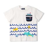 ホワイト | 海・ヨットポケットTシャツ | こどもの森e-shop