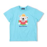サックス | 【接触冷感】ペンギン・くまTシャツ | こどもの森e-shop