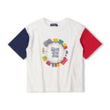 ホワイト | 【WEB限定】電車アップリケ付Tシャツ | こどもの森e-shop
