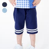 シアサッカーマリン6分丈ハーフパンツ | こどもの森e-shop | 詳細画像1 