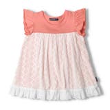 レース切替袖フリルチュニックTシャツ 80cm～140cm M42816 | こどもの森e-shop | 詳細画像3 