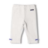 裾リボン付6分丈レギンス 80cm～140cm M43105 | こどもの森e-shop | 詳細画像2 
