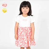 ちょうちょ柄切替半袖ワンピース | こどもの森e-shop | 詳細画像1