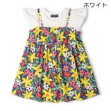 花柄キャミワンピ重ね着風ワンピース | こどもの森e-shop | 詳細画像2