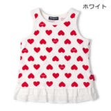 子供服 moujonjon ハート総柄裾フリルタンクトップ | こどもの森e-shop | 詳細画像2