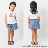 子供服 moujonjon ドット柄ダンガリー裾スカラップショートパンツ | こどもの森e-shop | 詳細画像10
