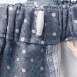 子供服 moujonjon ドット柄ダンガリー裾スカラップショートパンツ | こどもの森e-shop | 詳細画像8