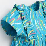 カラフルプリントシアサッカー半袖ワンピース | こどもの森e-shop | 詳細画像3 