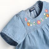お花刺繍デニム半袖ワンピース | こどもの森e-shop | 詳細画像3