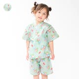 アサガオ柄甚平 | こどもの森e-shop | 詳細画像1 
