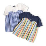 ストライプ切替半袖Tシャツ | こどもの森e-shop | 詳細画像6