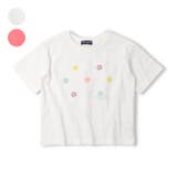 【WEB限定】お花刺繍半袖Tシャツ | こどもの森e-shop | 詳細画像1