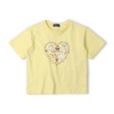 イエロー | 【WEB限定】ねこロゴプリントケーキ刺繍Ｔシャツ | こどもの森e-shop