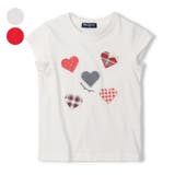 【WEB限定】ハートアップリケＴシャツ | こどもの森e-shop | 詳細画像1 