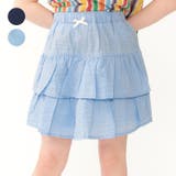 シアサッカーフリルスカート風ショートパンツ | こどもの森e-shop | 詳細画像1