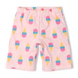 ピンク | 貝殻・アイス総柄ハーフパンツ | こどもの森e-shop