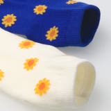 ひまわり柄アンクル丈ソックス・靴下 | こどもの森e-shop | 詳細画像2 