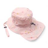 ピンク | 小花柄撥水ハット・帽子 | こどもの森e-shop