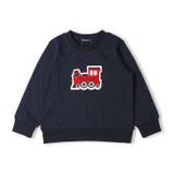 機関車サガラ刺繍裏毛トレーナー 80cm～140cm M52602 | こどもの森e-shop | 詳細画像2 