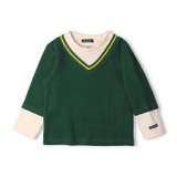 レイヤード風長袖Tシャツ・ロンT 80cm~140cm M52802 | こどもの森e-shop | 詳細画像2