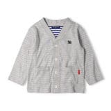 グレー | 接結Ｖネックカーディガン | こどもの森e-shop