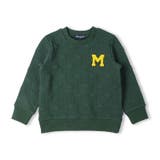 グリーン | 星柄ニットキルトトレーナー | こどもの森e-shop