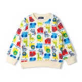 カラフル動物総柄爆温裏起毛トレーナー | こどもの森e-shop | 詳細画像2 
