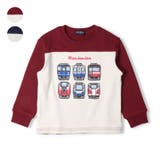【WEB限定】電車プリント裏毛トレーナー | こどもの森e-shop | 詳細画像1 