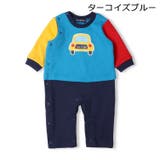 車プリント裏毛ロンパース | こどもの森e-shop | 詳細画像3 