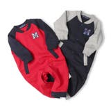 Mアップリケラグラン裏毛ロンパース | こどもの森e-shop | 詳細画像12 