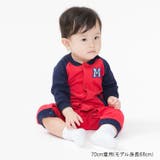 Mアップリケラグラン裏毛ロンパース | こどもの森e-shop | 詳細画像13 