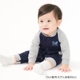 Mアップリケラグラン裏毛ロンパース | こどもの森e-shop | 詳細画像15 