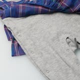 チェック切替長袖ロンパース | こどもの森e-shop | 詳細画像6 