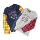 袖チェック切替車刺繍長袖Ｔシャツ | こどもの森e-shop | 詳細画像11 